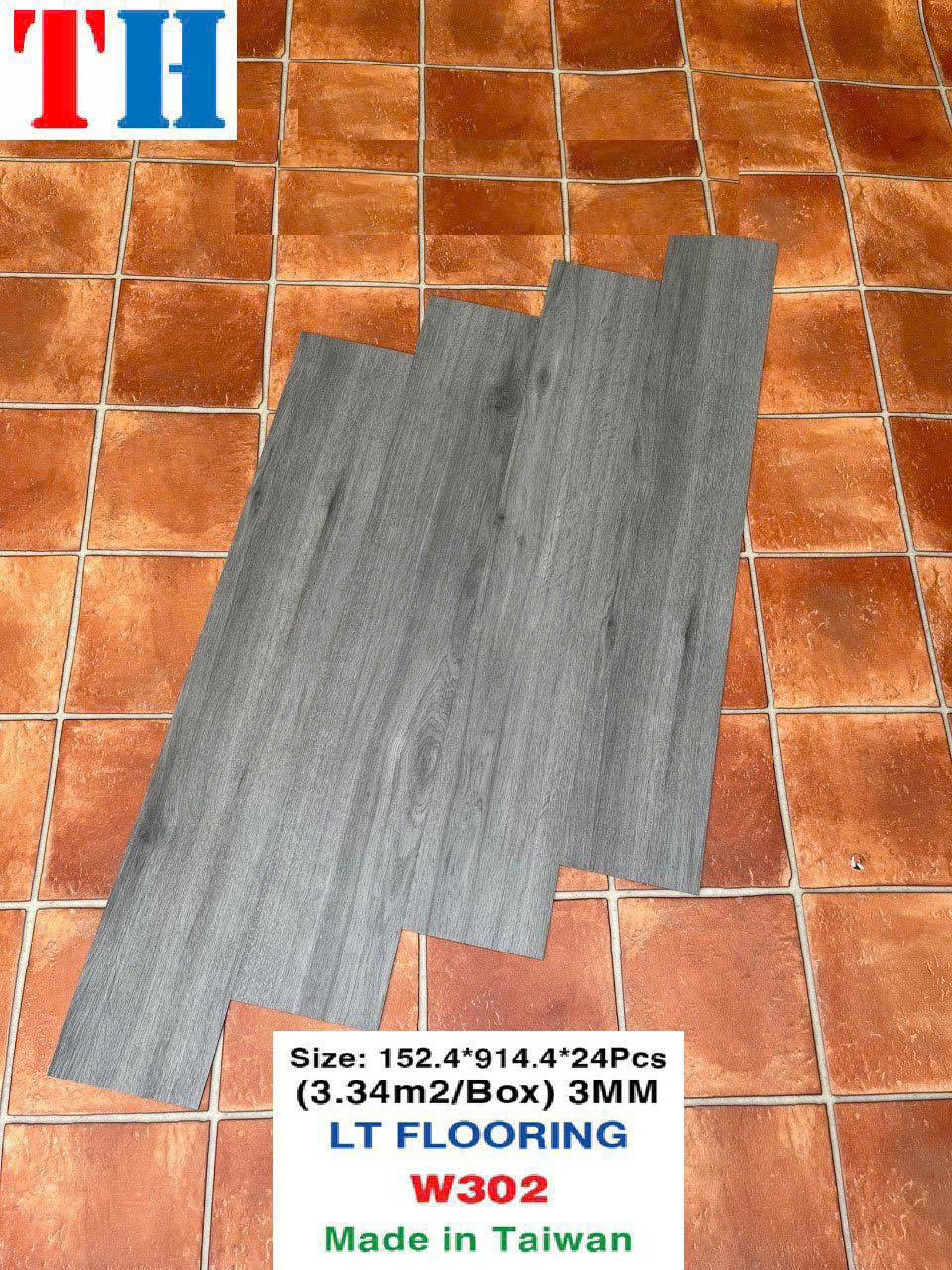 Sàn Nhựa Giả Gỗ Keo Rời 3MM LT Flooring W302