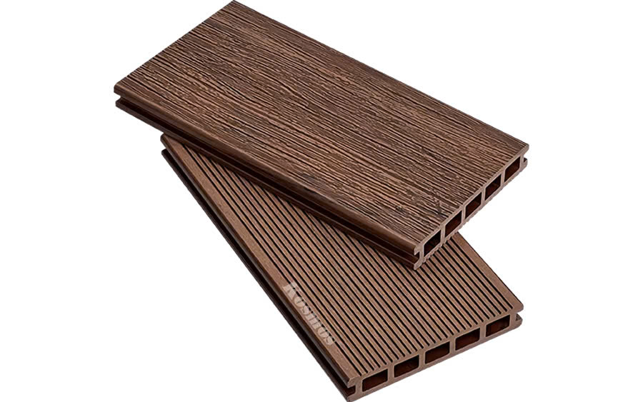 Sàn Gỗ Nhựa Lỗ Vuông Vân Sọc Kosmos Light Wood