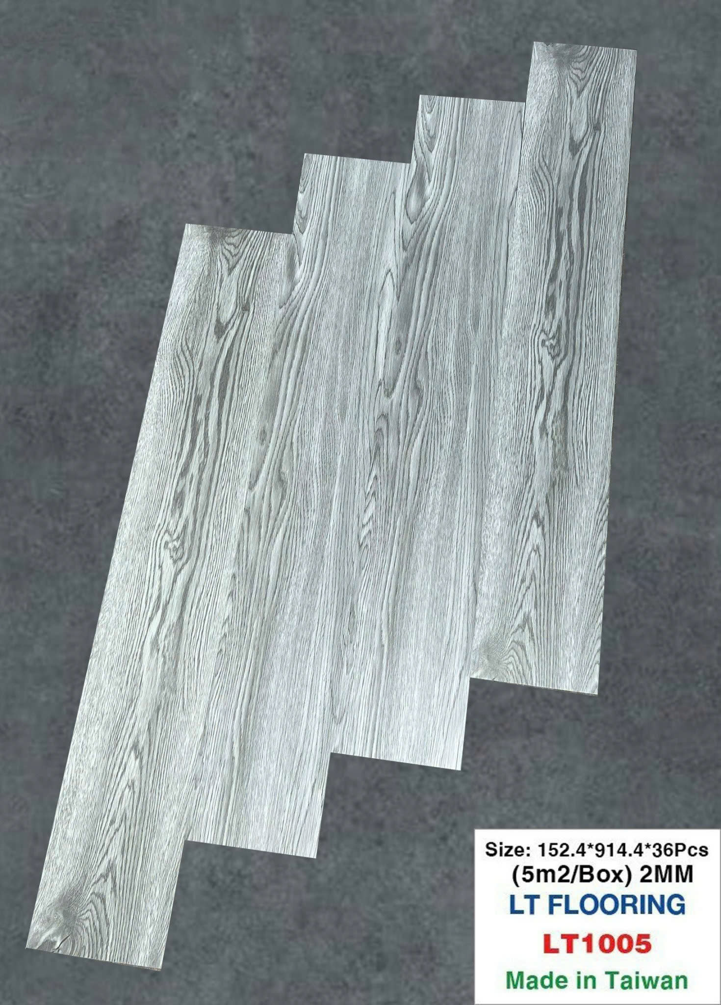Sàn Nhựa Giả Gỗ Keo Rời 2MM LT Flooring 1005