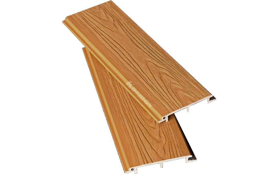 Tấm Ốp Gỗ Nhựa Phủ ASA KM 113X16-Teak