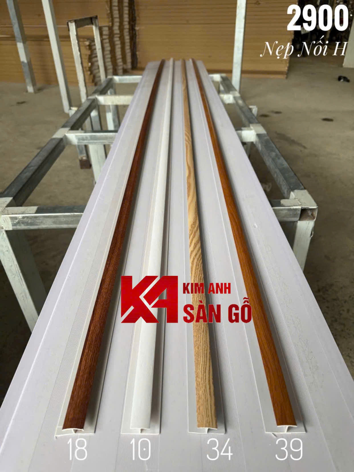 Nẹp Nhựa Chữ H Nối Tấm Ốp
