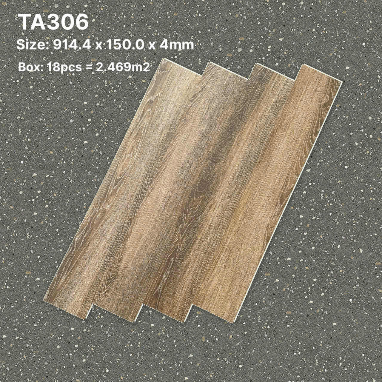Sàn Nhựa Hèm Khóa Giả Gỗ SPC 4MM TA-306