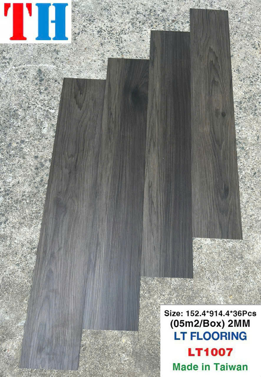 Sàn Nhựa Giả Gỗ Keo Rời 2MM LT Flooring 1007
