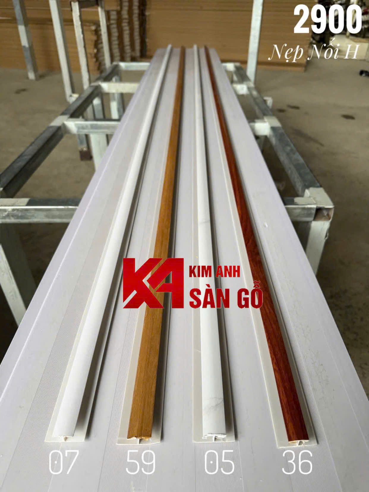 Nẹp Nhựa Chữ H Nối Tấm Ốp
