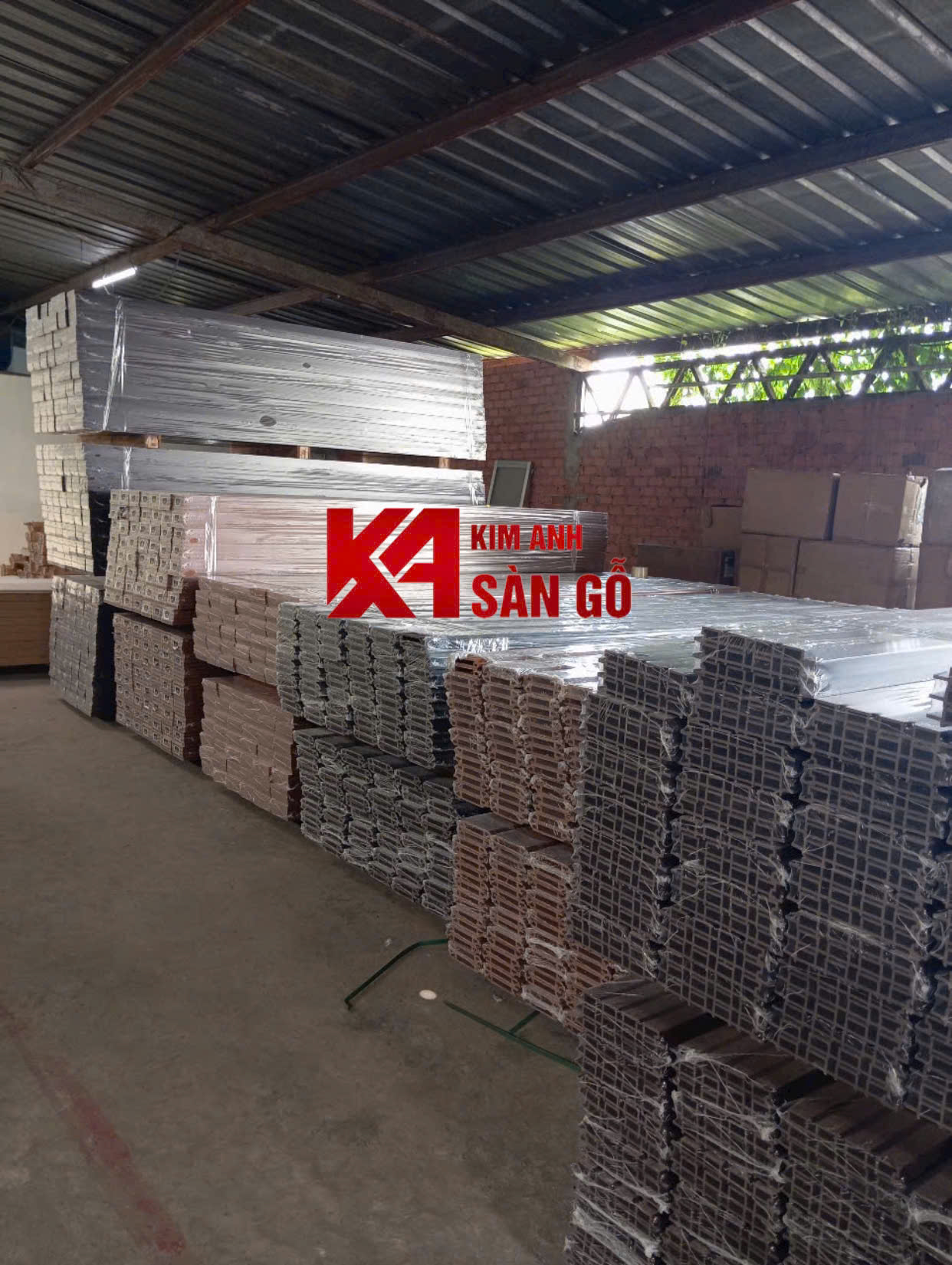 Sàn Gỗ Nhựa Lỗ Vuông 3D VN-03 23mm