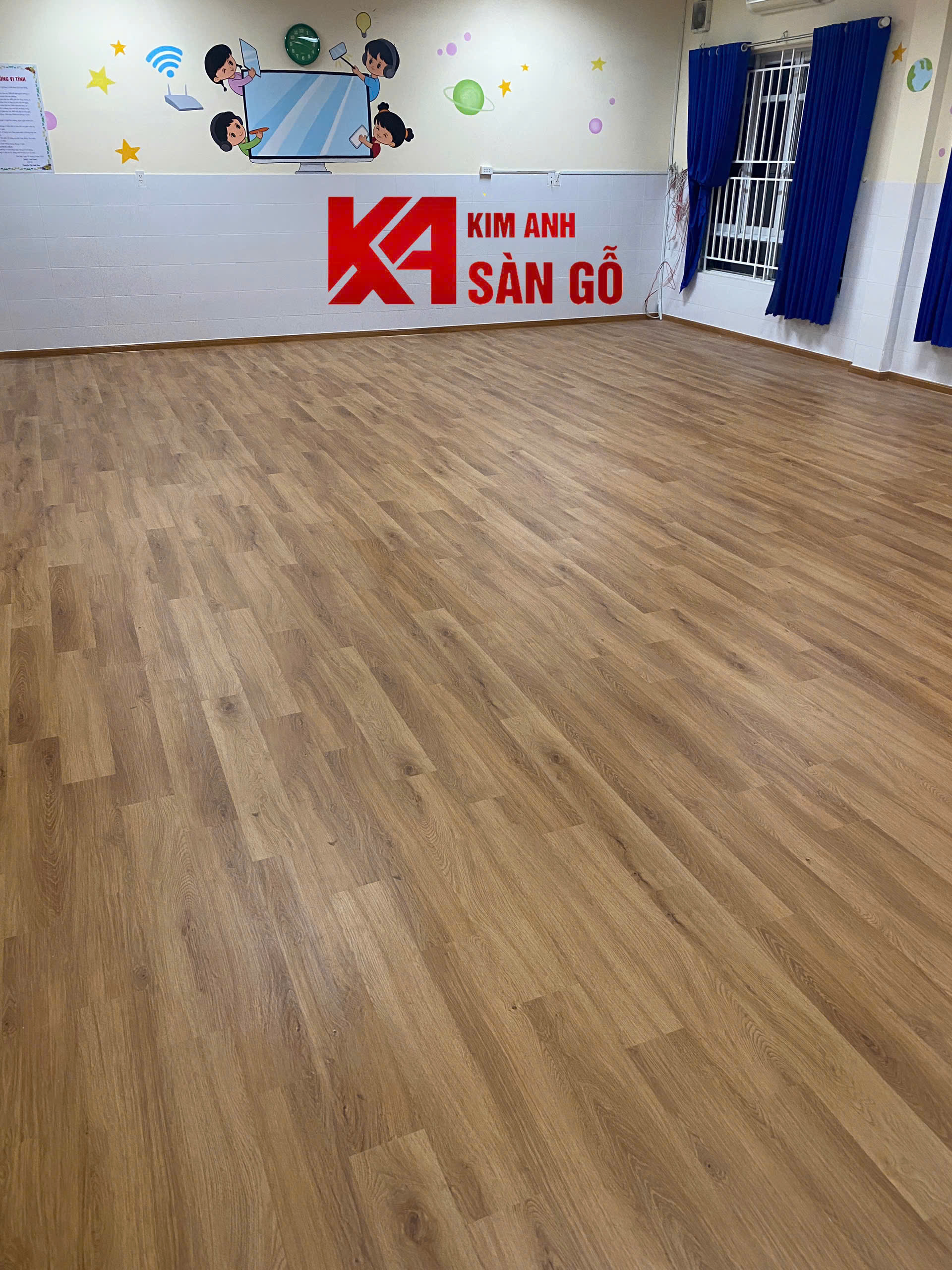 Sàn Nhựa Hèm Khóa Giả Gỗ SPC 4MM MAT Floor-413
