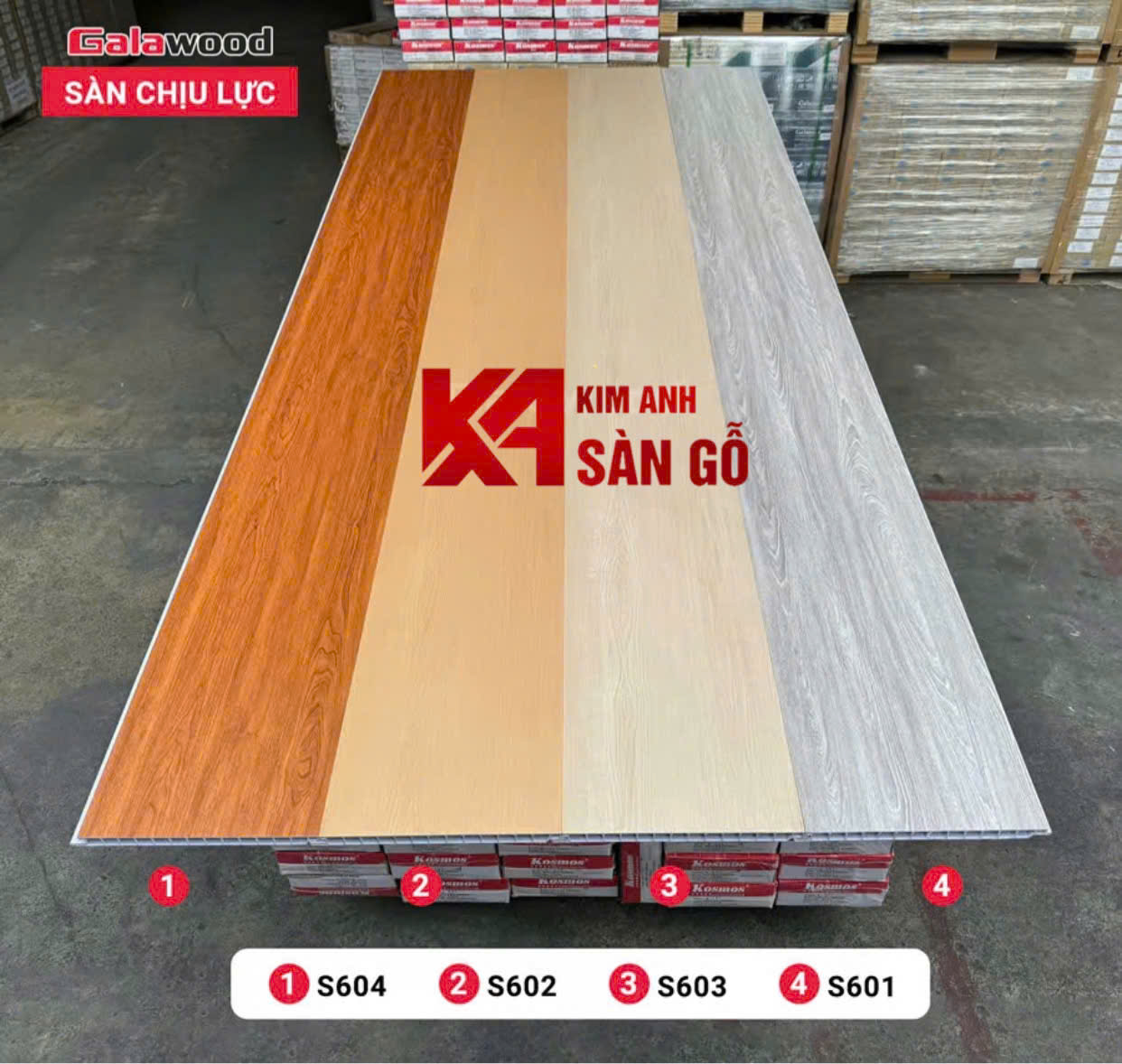 Sàn Nhựa Chịu Lực Galawood SK603X3M5