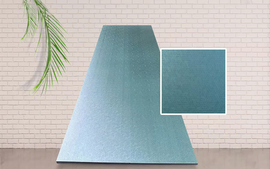 Tấm Ốp Than Tre Kosmos Vân Vải Xanh Nauy TT-854