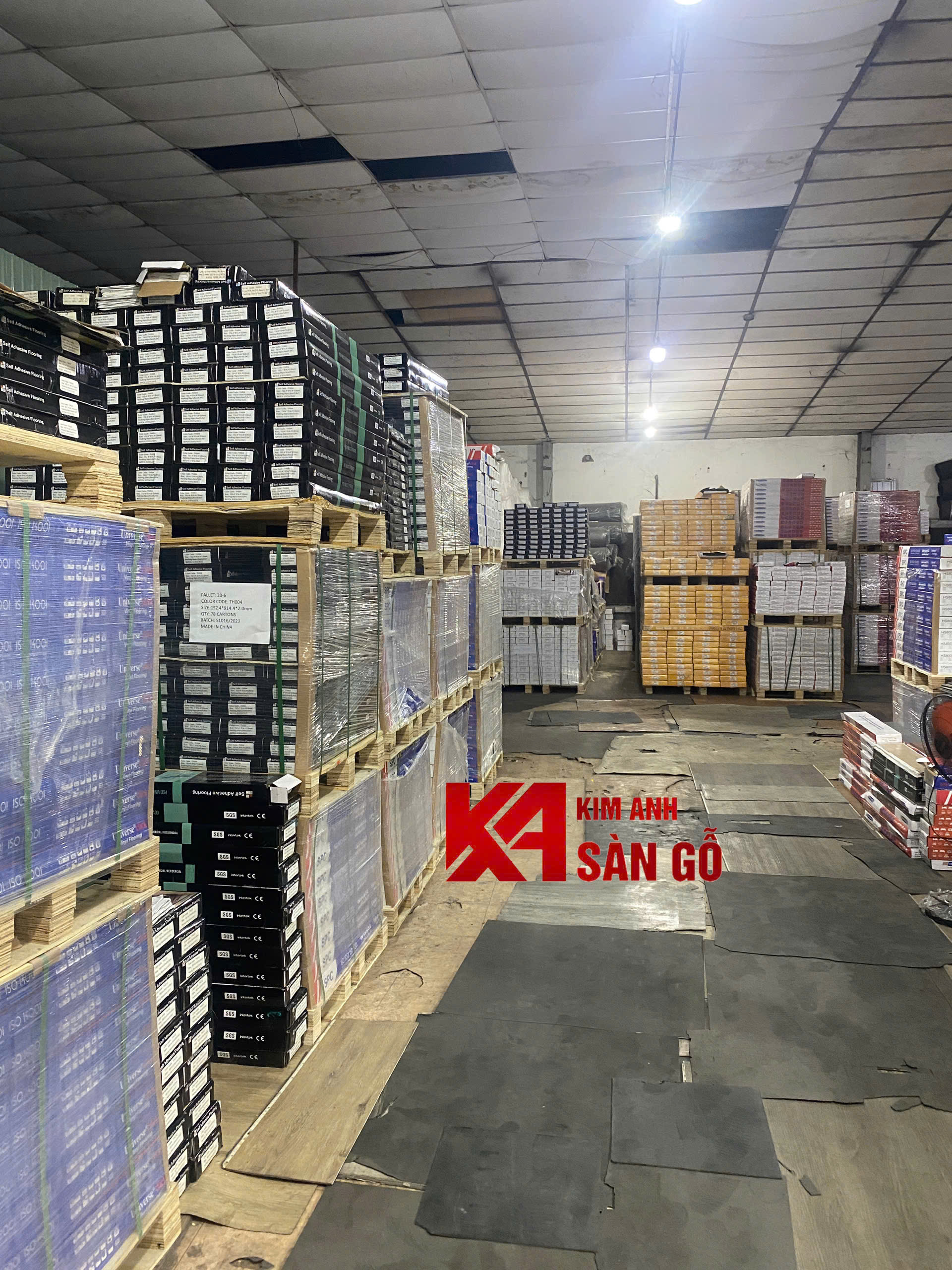 Sàn Nhựa Giả Gỗ Keo Sẵn GR-06