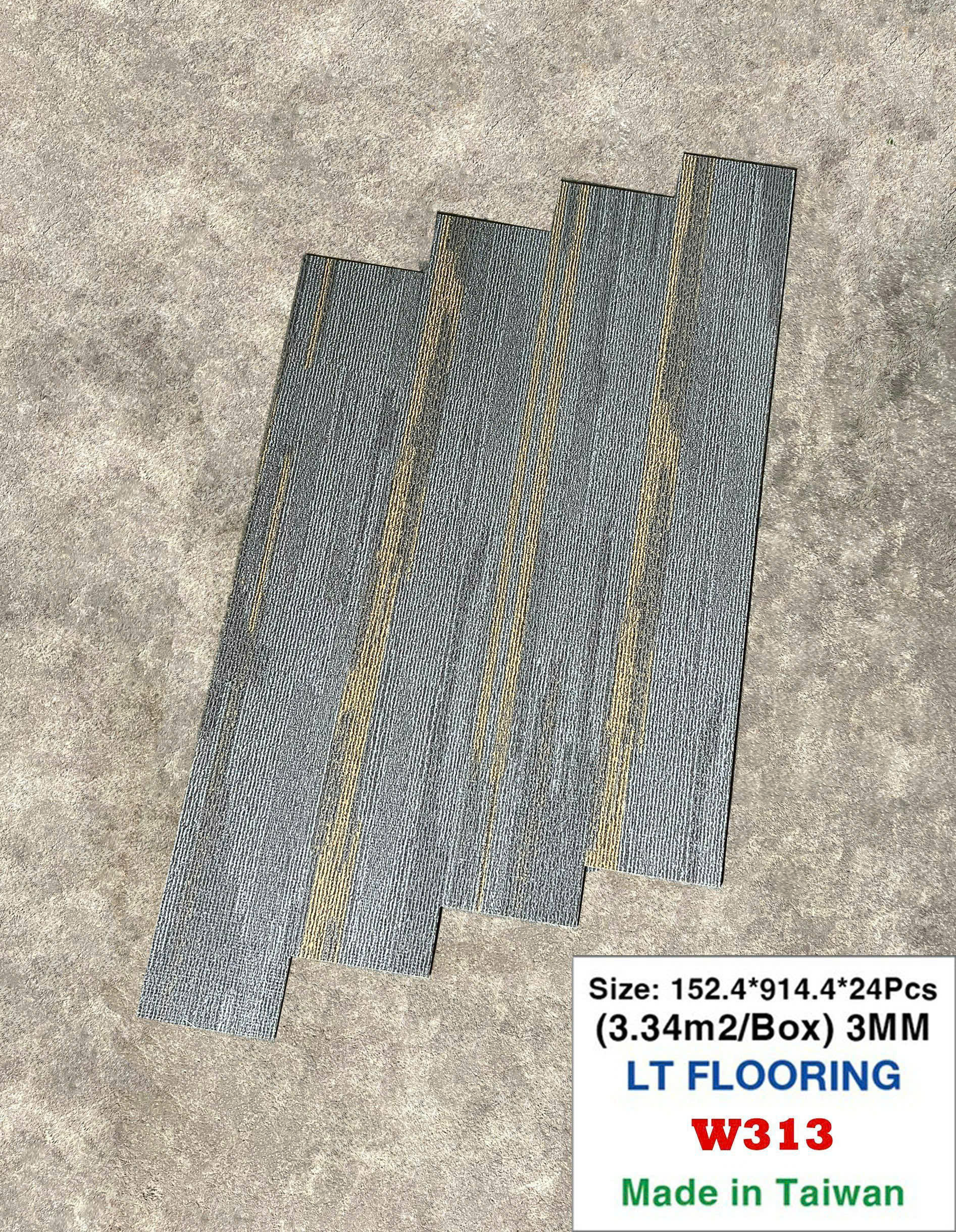 Sàn Nhựa Giả Gỗ Keo Rời 3MM LT Flooring W313