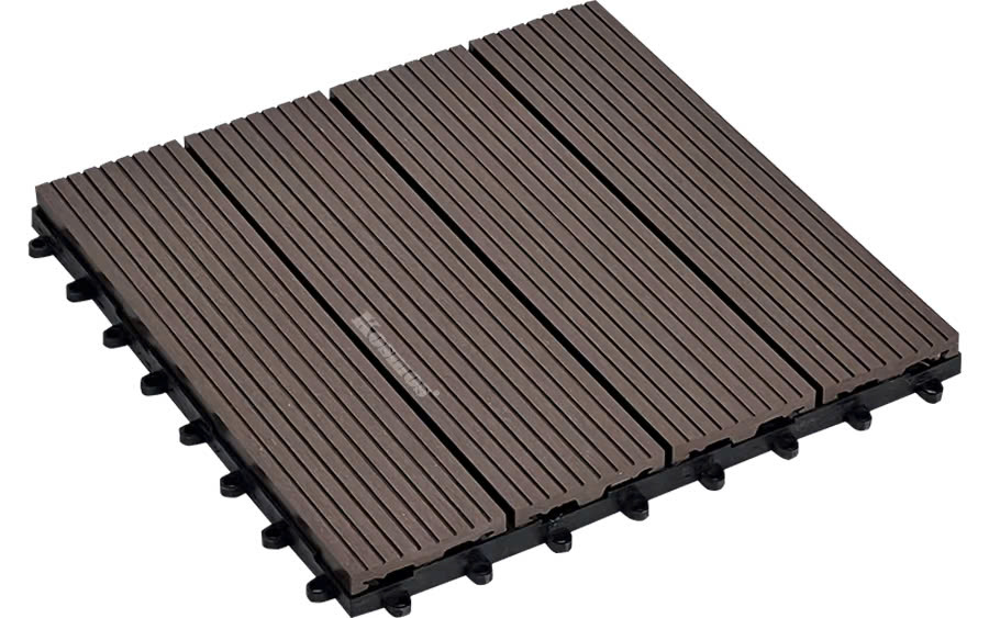 Vỉ Gỗ Nhựa Ngoài Trời Kosmos VSVI300-Coffee