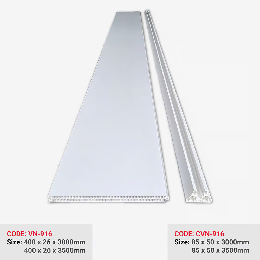Vách Ngăn Nhựa 2 Mặt Galawood CVN-916X3.5M