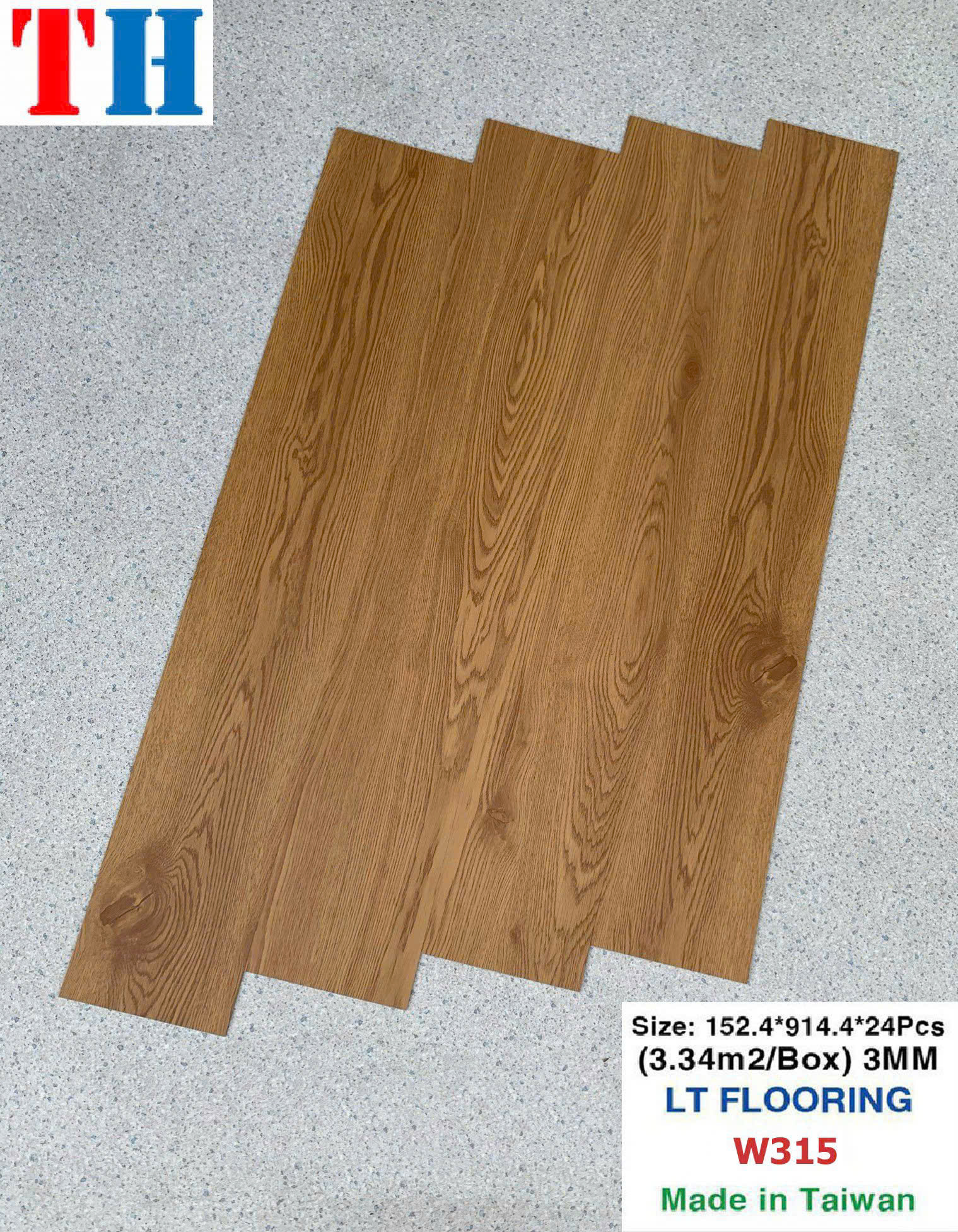 Sàn Nhựa Giả Gỗ Keo Rời 3MM LT Flooring W315