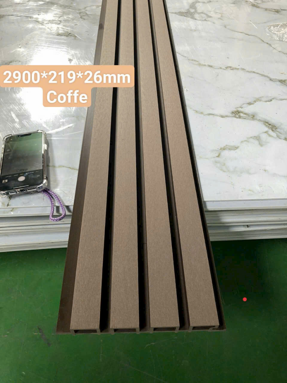 Tấm Ốp Lam Sóng Ngoài Trời VN-02 Coffee