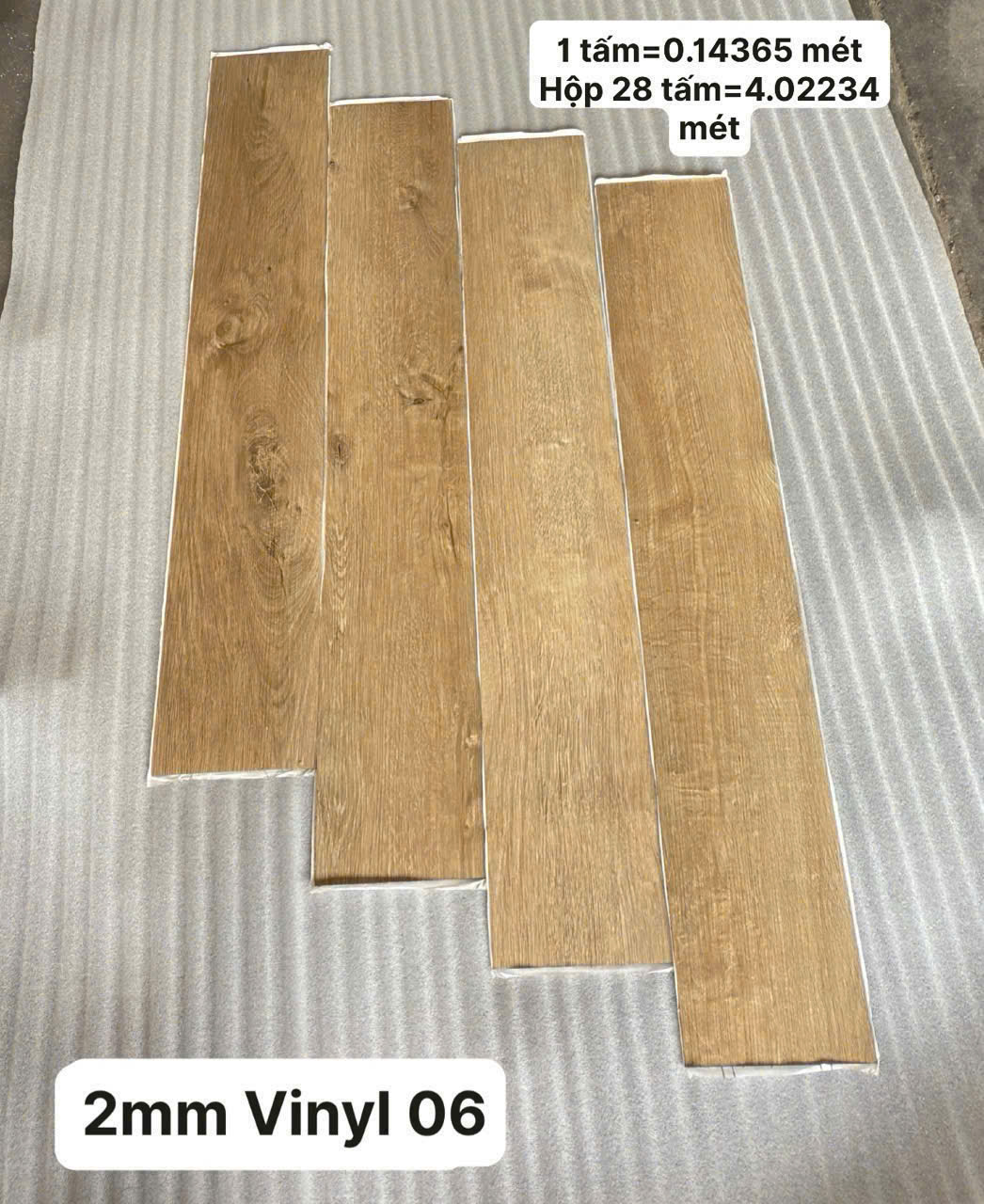 Sàn Nhựa Giả Gỗ Keo Sẵn GR-06