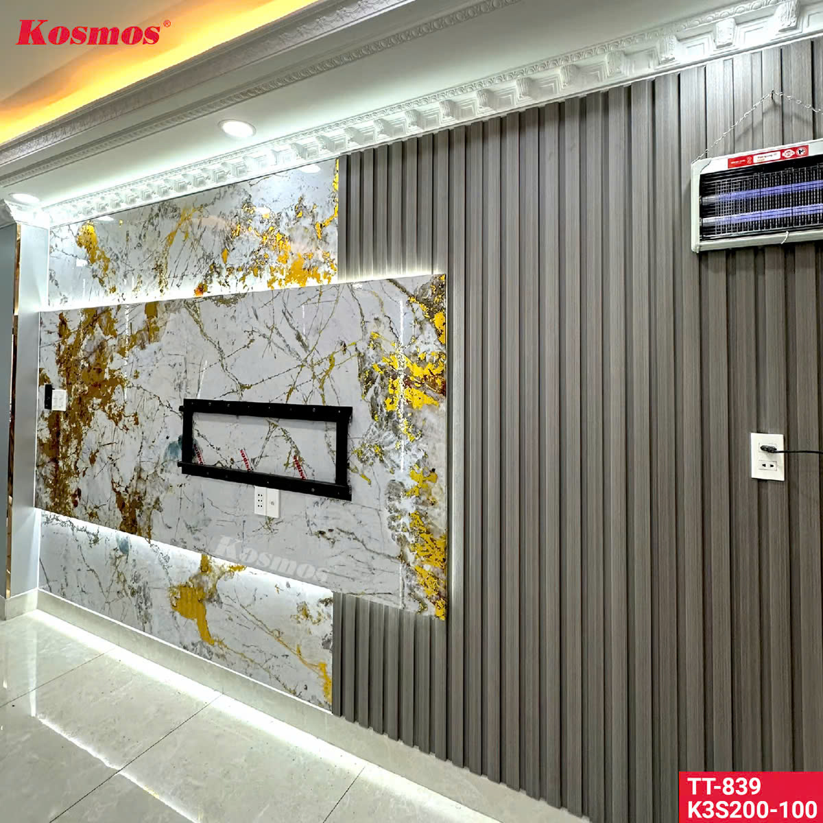 Tấm Ốp Than Tre Kosmos Pandora TT-839 PET