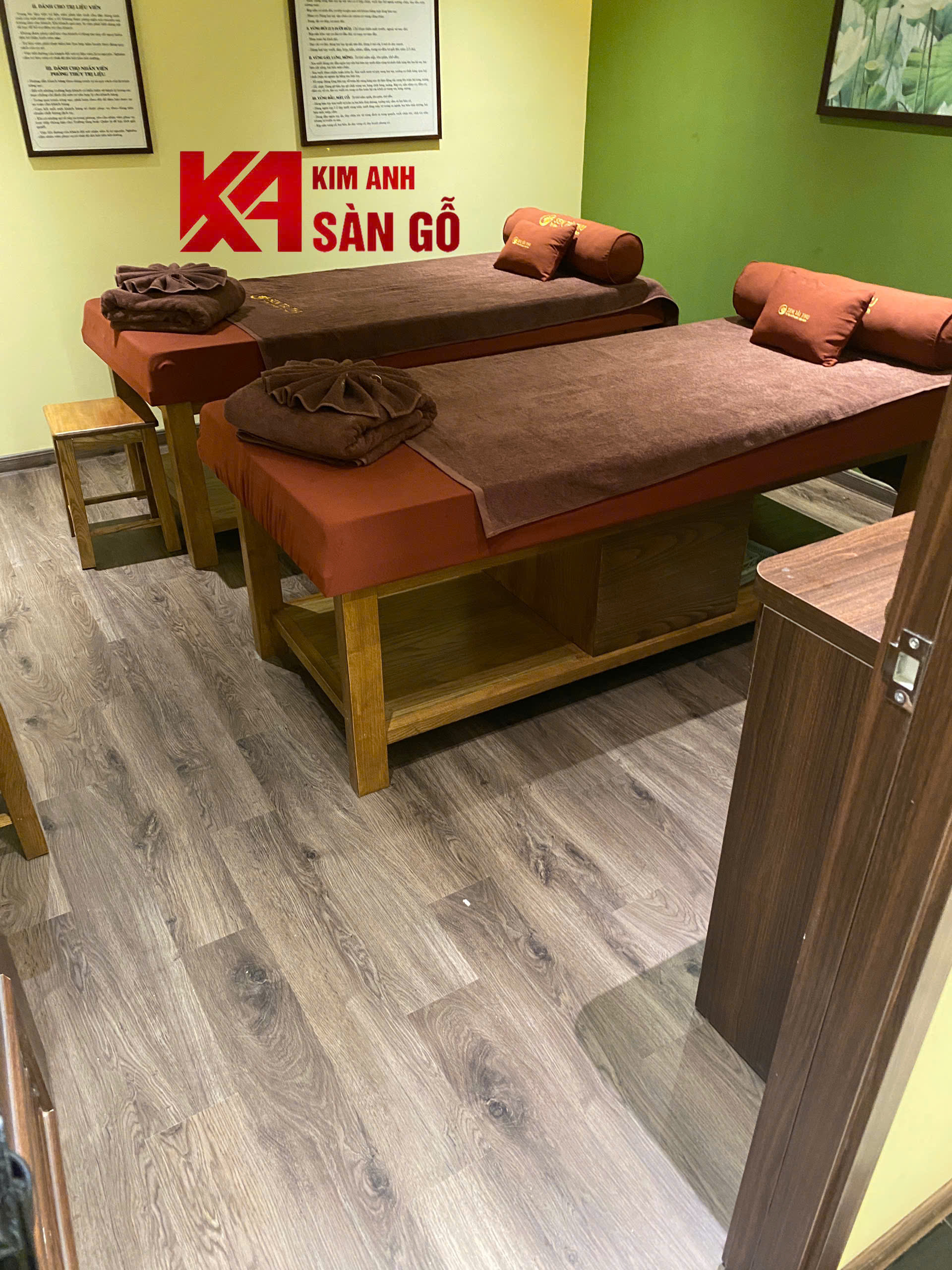 Sàn Nhựa Hèm Khóa Giả Gỗ 4MM+1MM XPE SG-1703