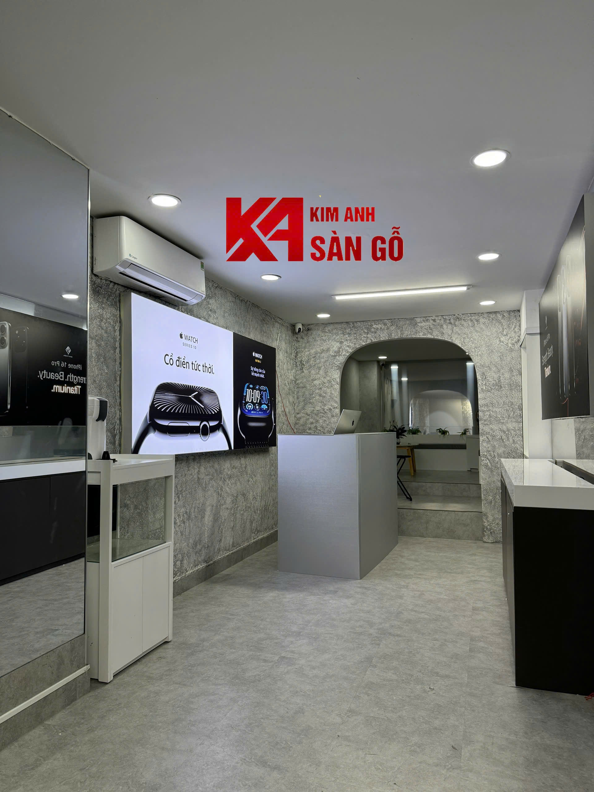 Sàn Nhựa Vân Đá Keo Sẵn GR-44