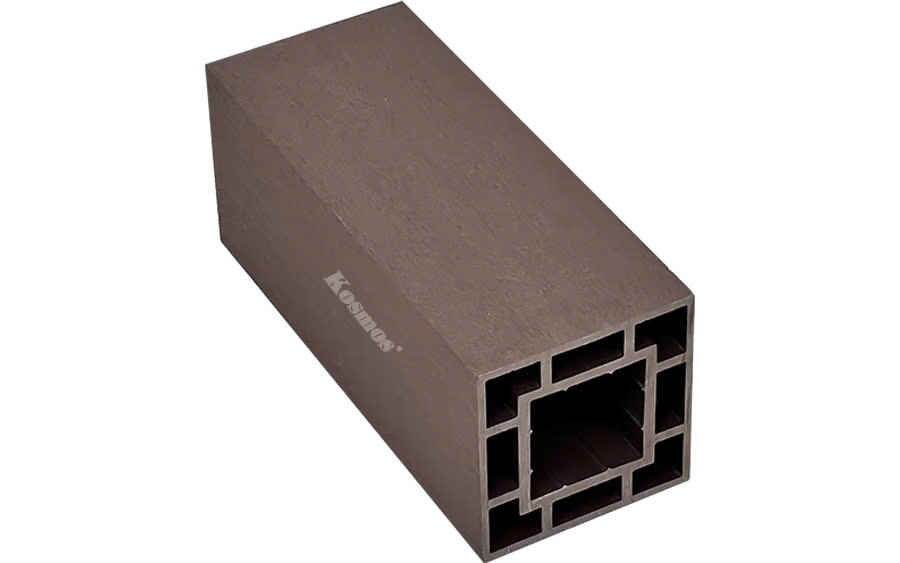 Thanh Lam Trụ Gỗ Nhựa Kosmos 120*120mm Coffee