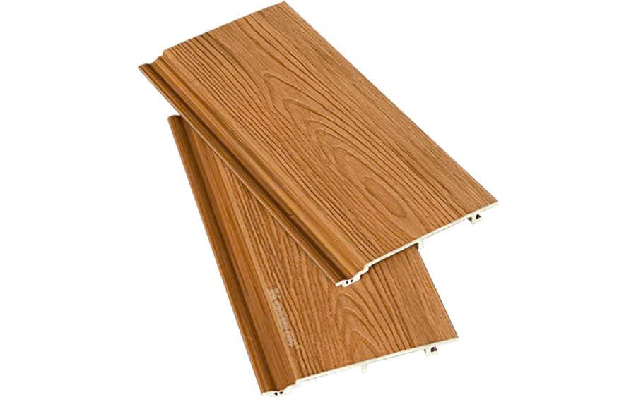 Tấm Ốp Gỗ Nhựa Phủ ASA KM 140X12-Teak