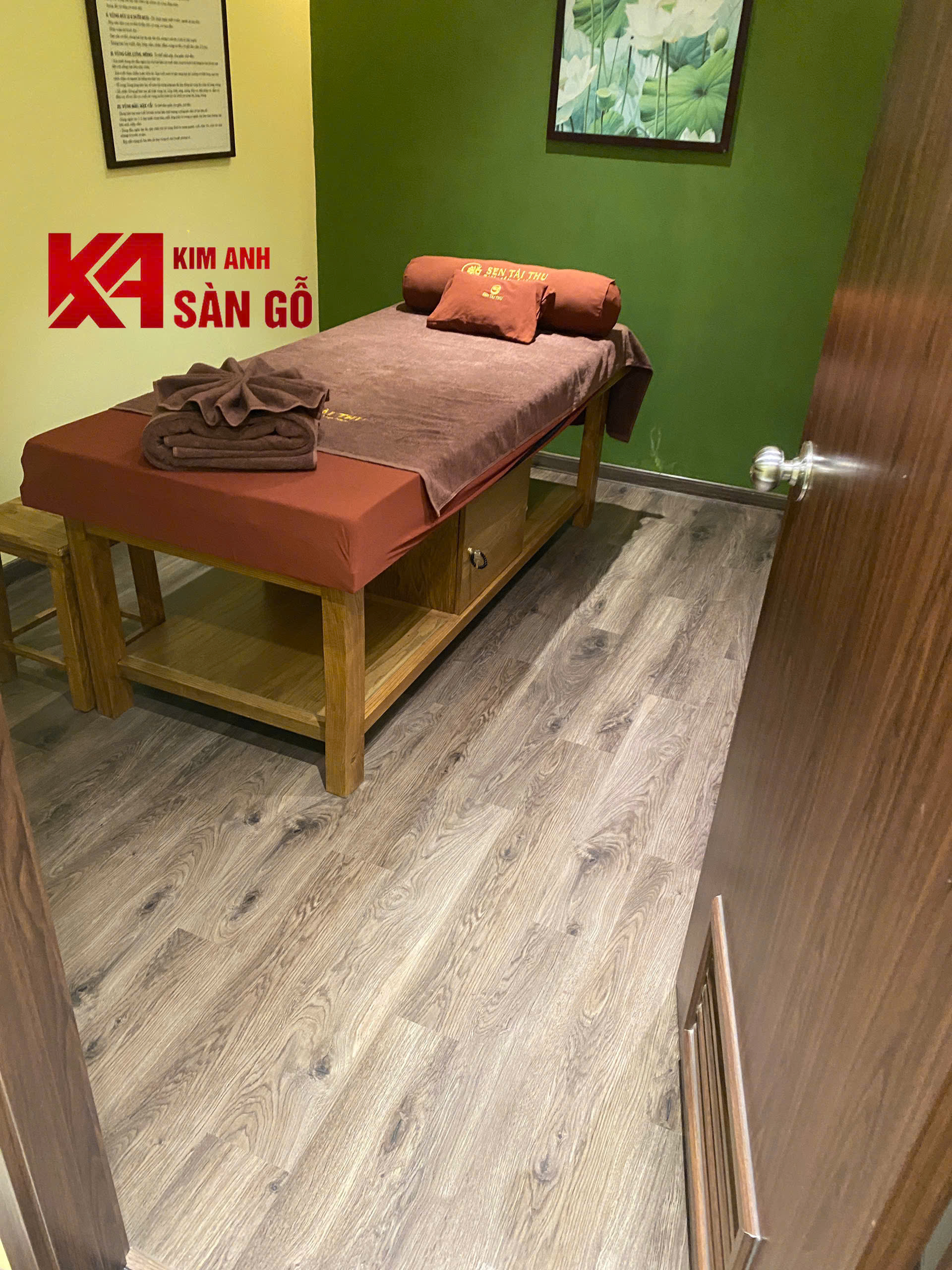 Sàn Nhựa Hèm Khóa Giả Gỗ SPC 4MM MAT Floor-720