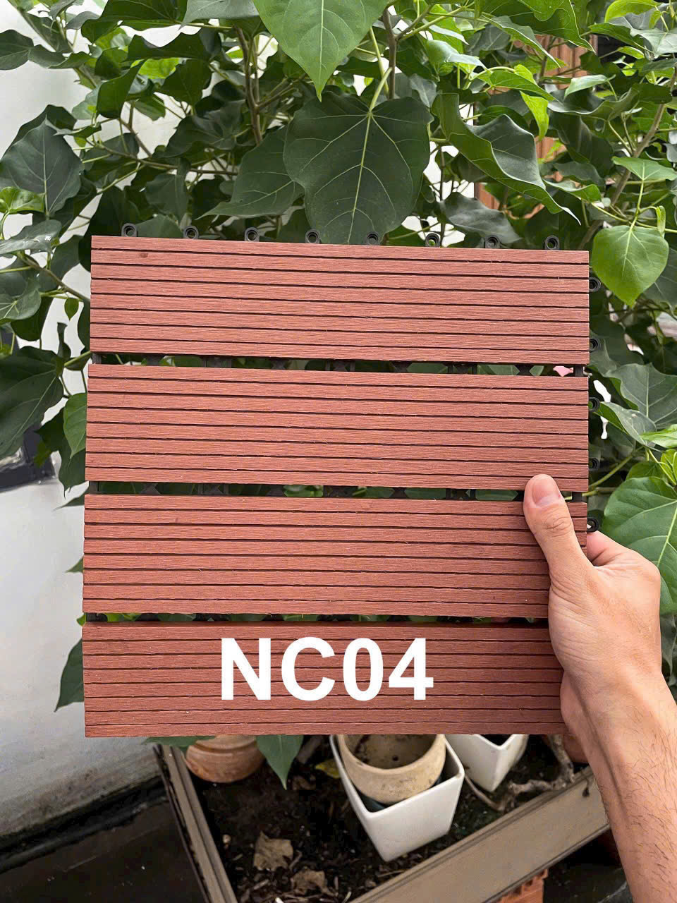 Vỉ Gỗ Nhựa Ngoài Trời GRH-04