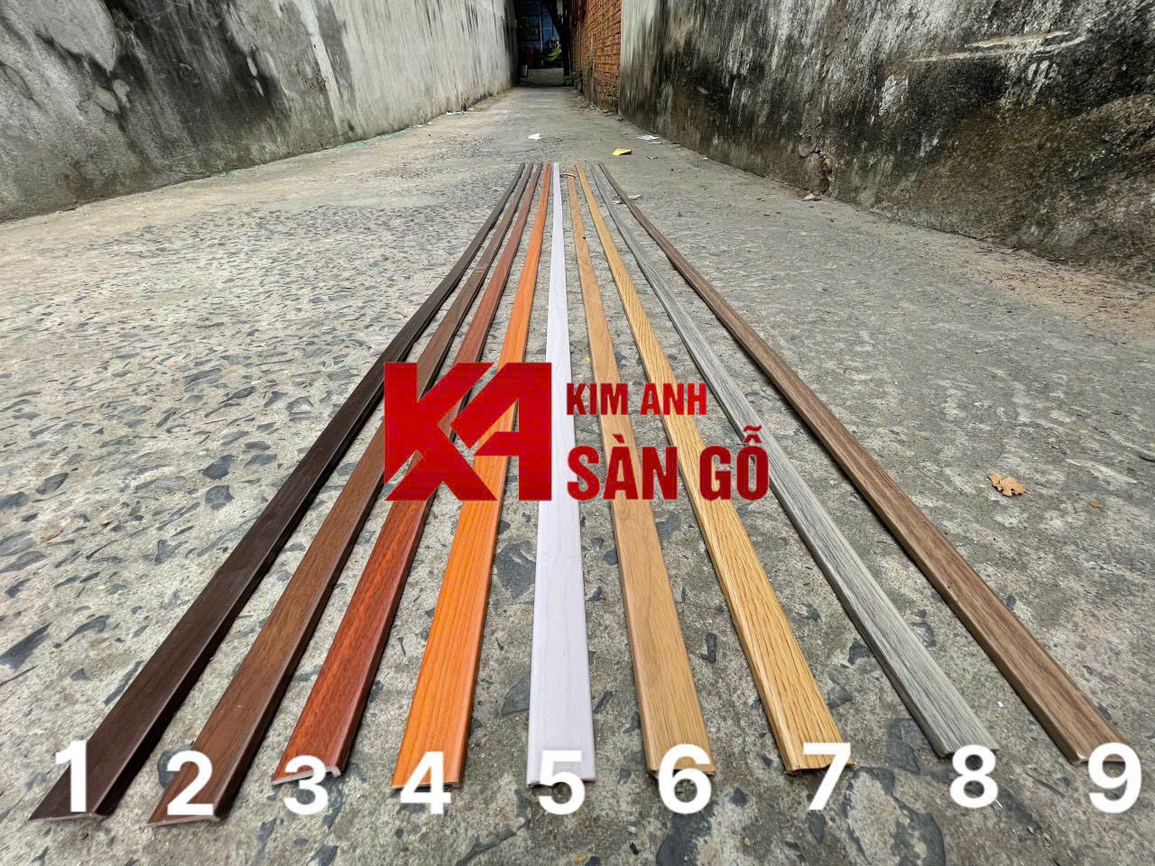 Nẹp Kết Thúc Sàn Nhựa Giả Gỗ Chữ L