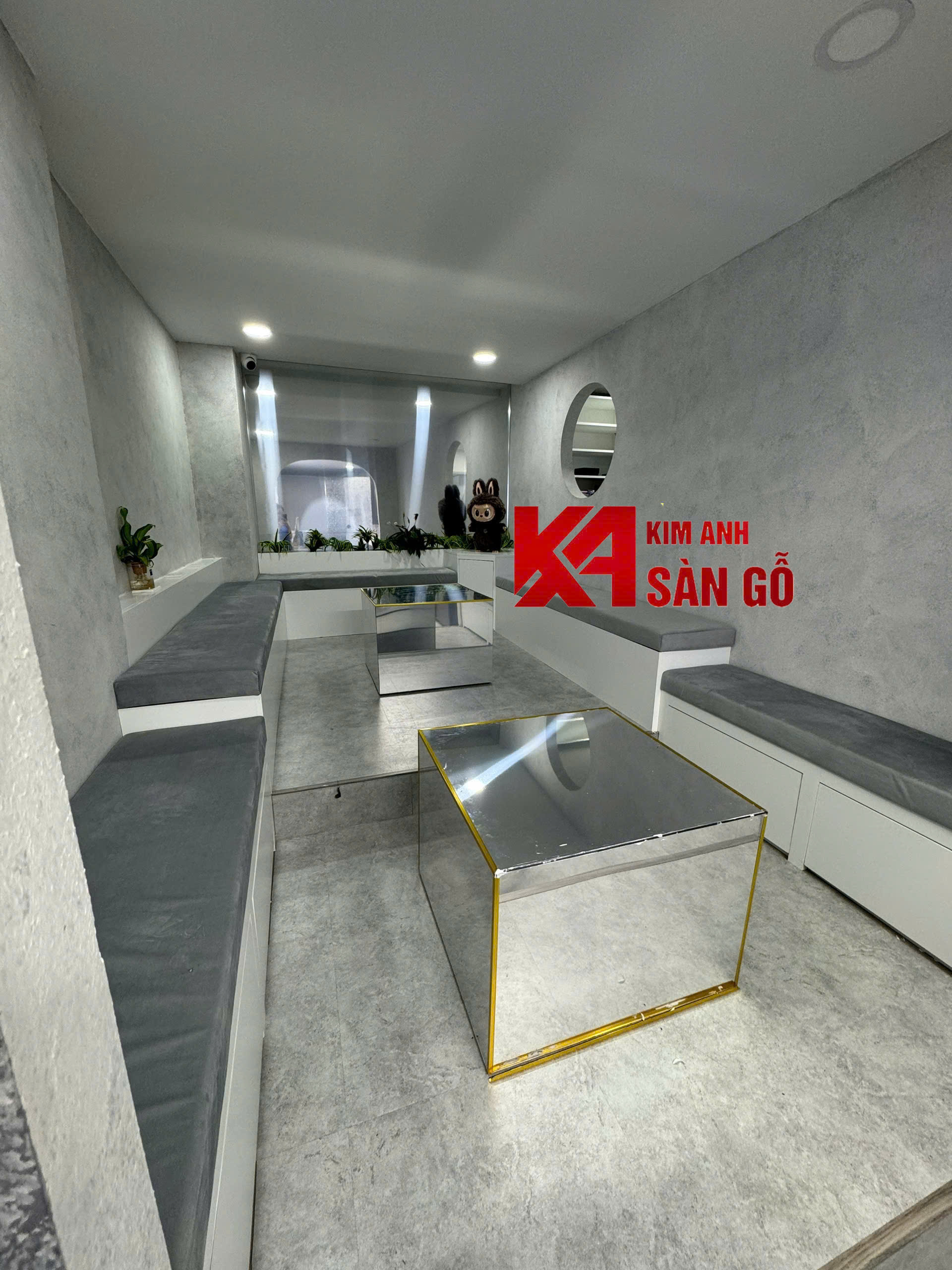 Sàn Nhựa Vân Đá Keo Sẵn GR-50