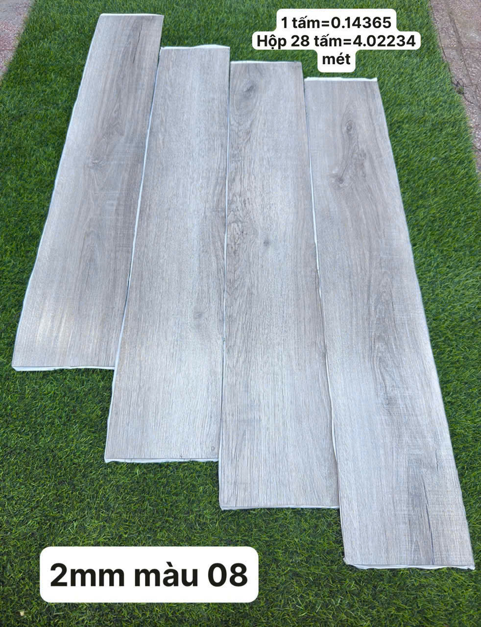 Sàn Nhựa Giả Gỗ Keo Sẵn GR-08
