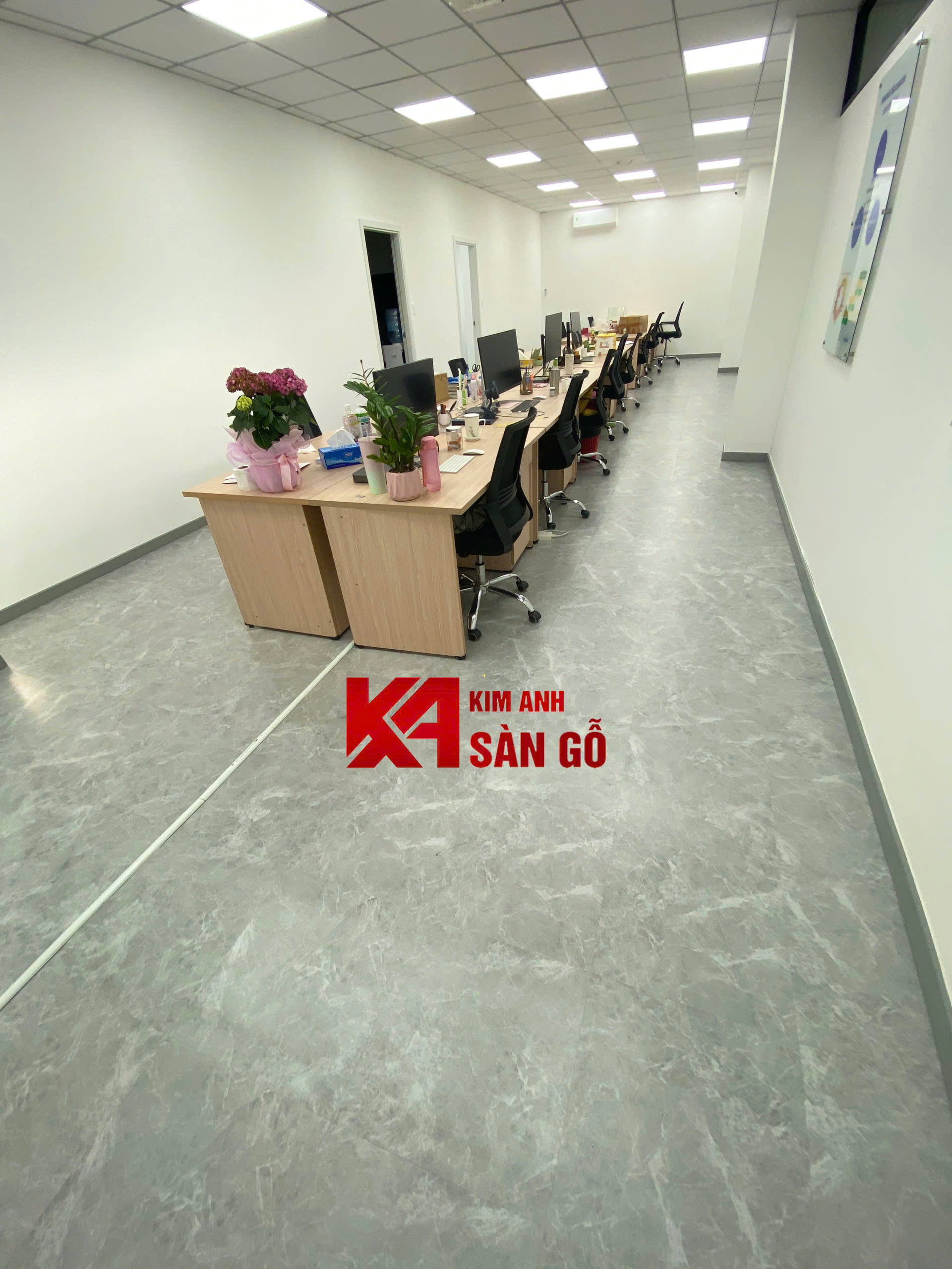 Sàn Nhựa Vân Đá Keo Sẵn MX FLooring 66916