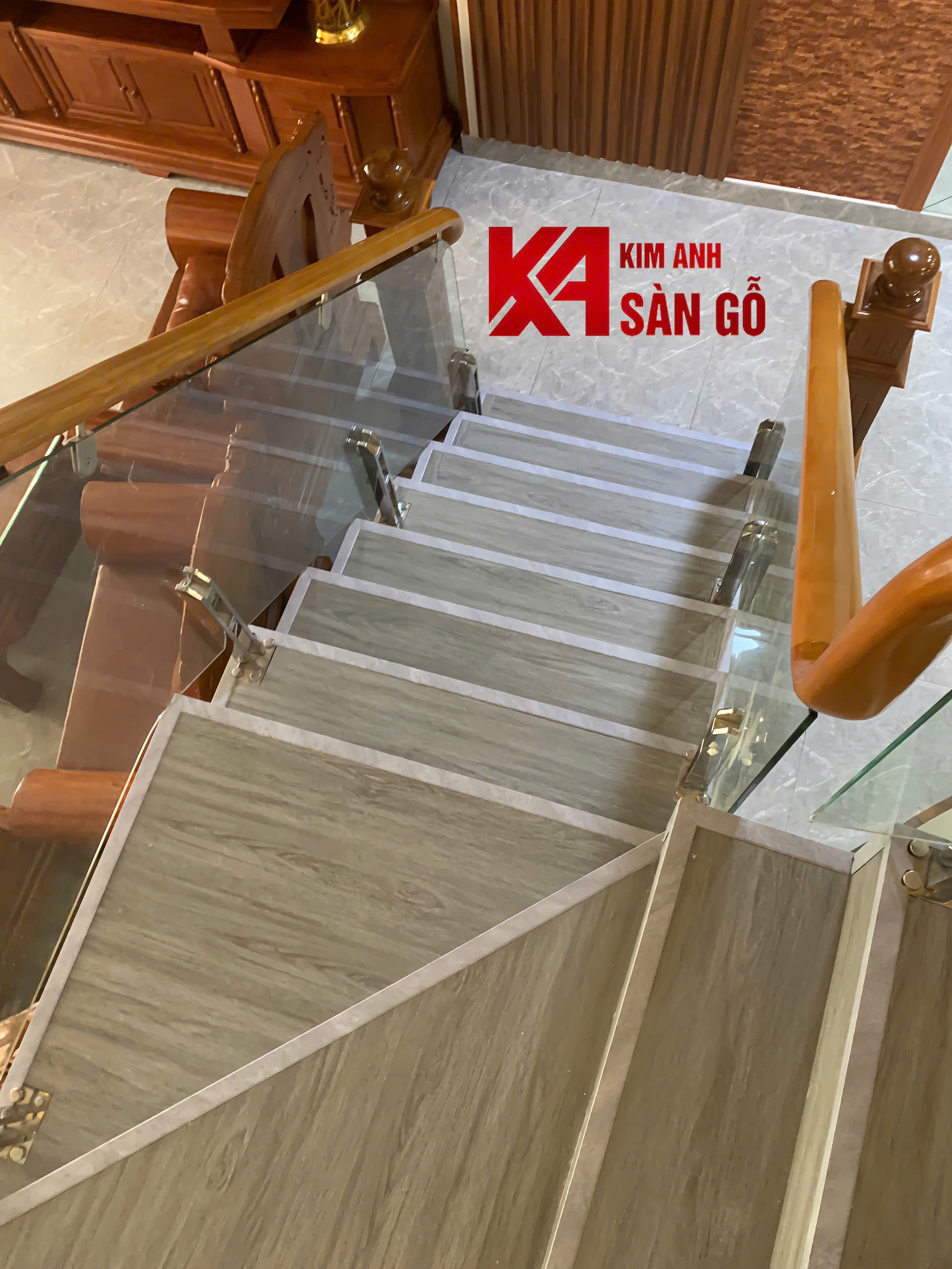 Sàn Nhựa Hèm Khóa Giả Gỗ SPC 4MM MX 099-3