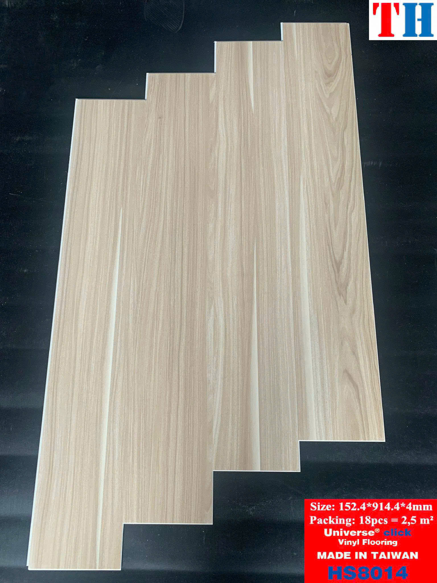 Sàn Nhựa Hèm Khóa Giả Gỗ SPC 4MM TH-8014