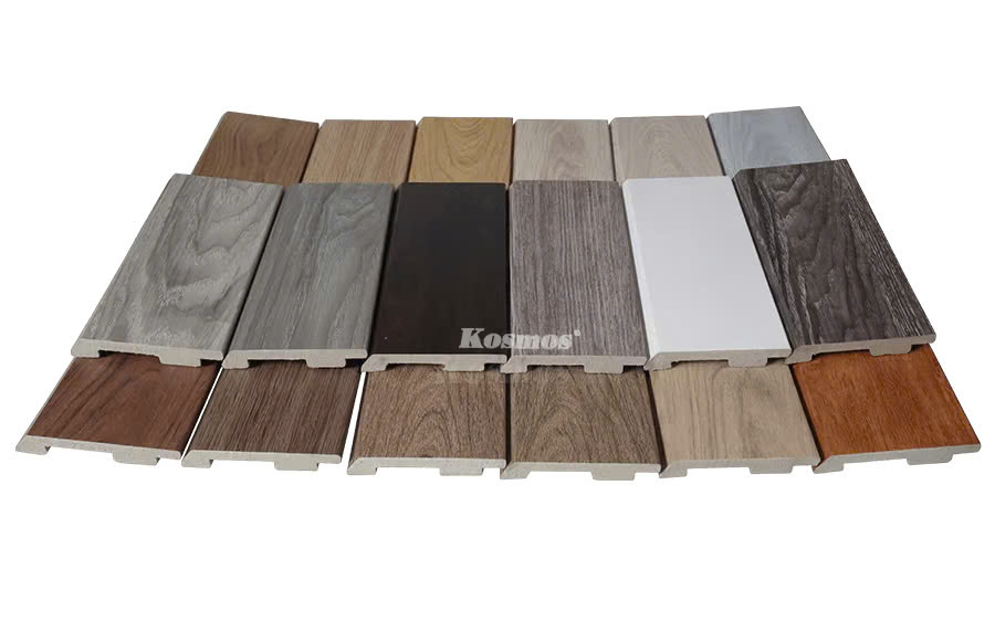 Len Chân Tường Nhựa Giả Gỗ EG106-97mm