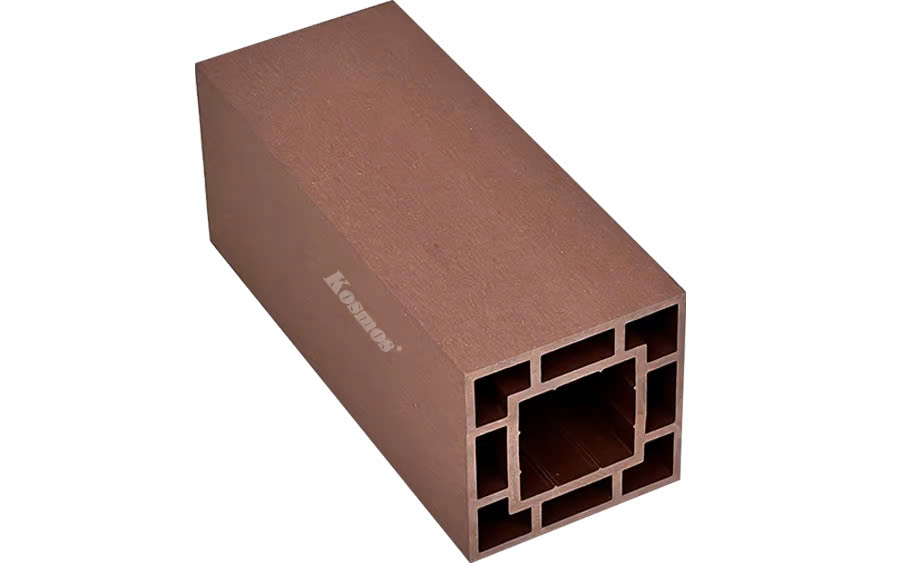 Thanh Lam Trụ Gỗ Nhựa Kosmos 120*120mm Brown