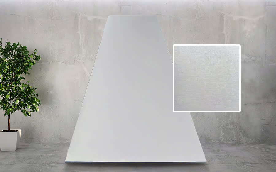 Tấm Ốp Than Tre Kosmos Vân Vải Vàng Kem Ánh Kim G-883