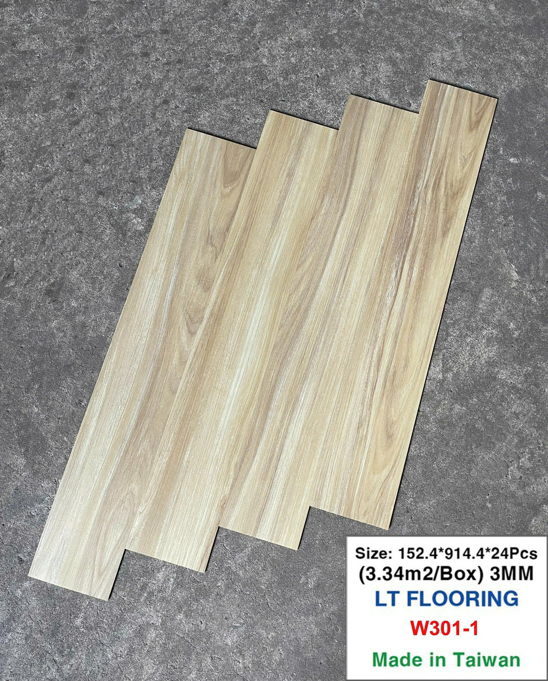 Sàn Nhựa Giả Gỗ Keo Rời 3MM LT Flooring W301-1