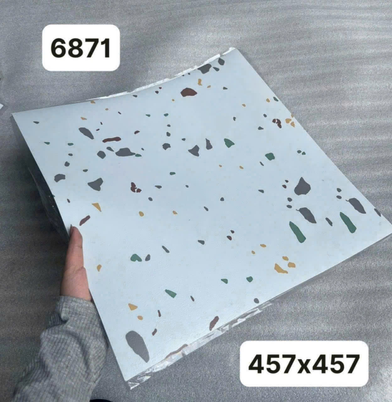 Sàn Nhựa Vân Đá Keo Sẵn NC-6871
